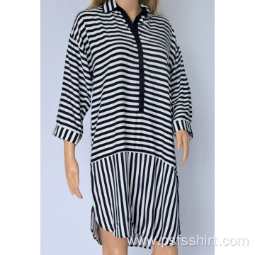 Long Sleeve Striped Dress